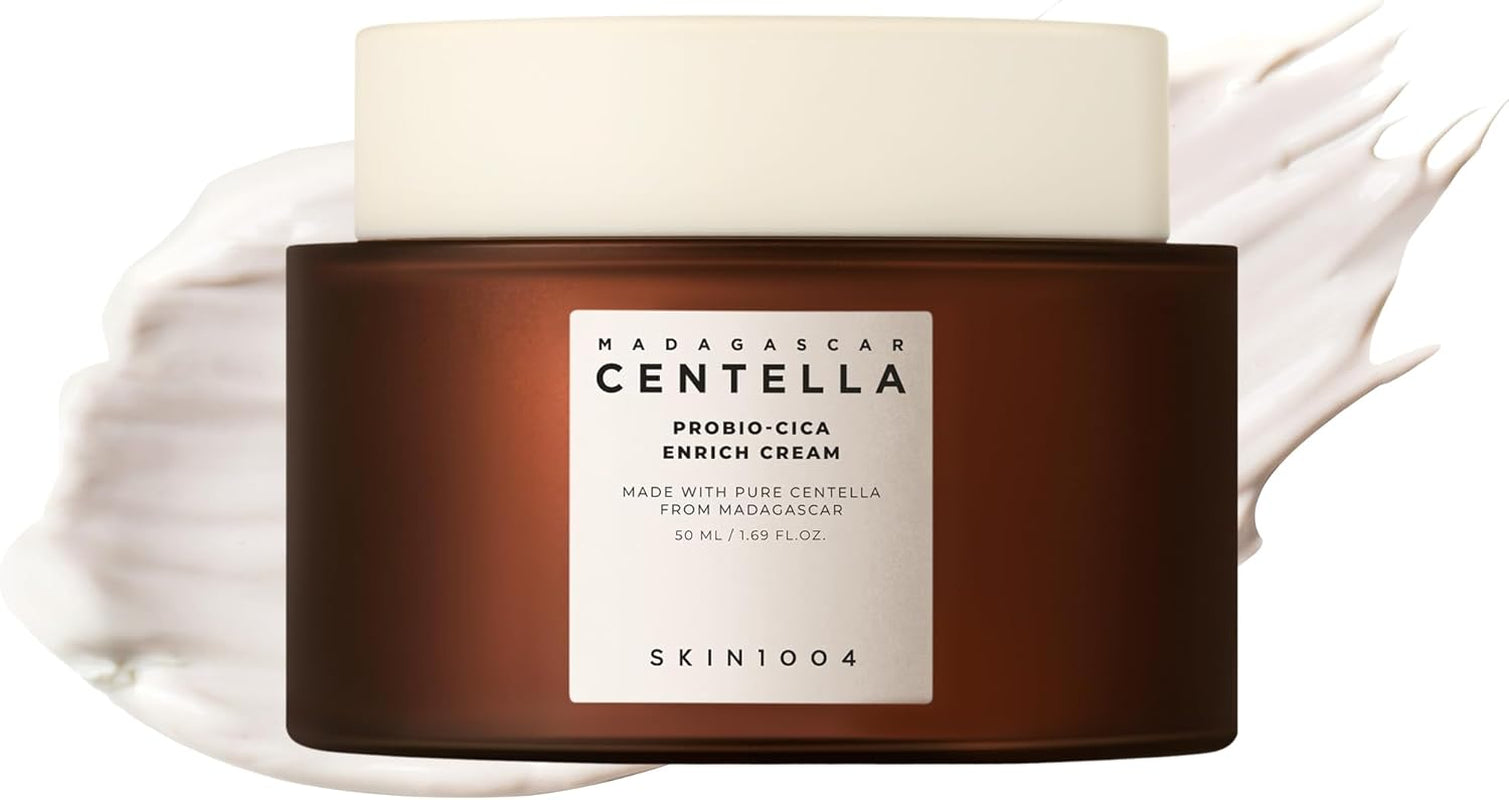 Madagascar Centella Probio-Cica Enrich Cream - Crema Facial Reparadora, 50 Ml