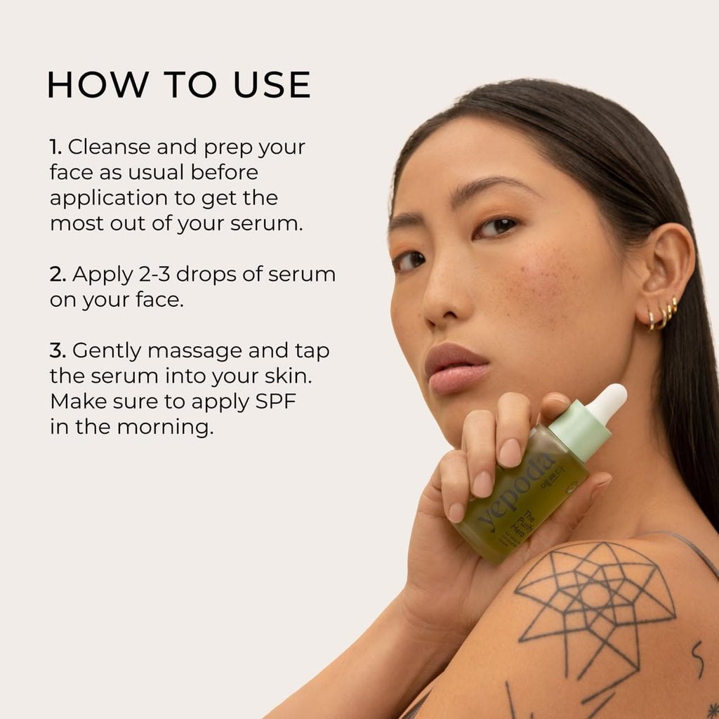 Yepoda the Purify Hero, Sérum Exfoliante Natural Con BHA, Minimiza Los Poros & Regenera Las Células, Sérum Exfoliante Suave Coreano Vegano Para Todo Tipo De Pieles, 30 Ml