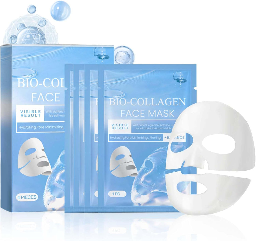 Mascarilla Noche, Collagen Mask, Korean Collagen Firming Mask, Mascarilla De Colageno, Iluminar El Color De La Piel, Reducir Las Líneas Finas