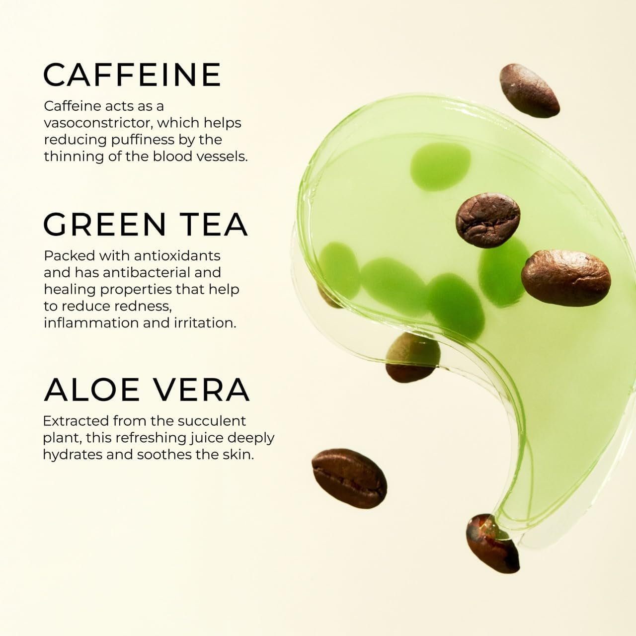 Yepoda the Depuff Eyespresso, Parches Para Ojos Con Cafeína Y Té Verde. Reducen La Hinchazón Y Revitalizan El Contorno. Veganos, Coreanos, Aptos Para Todo Tipo De Pieles. 60 Uds / 90 G