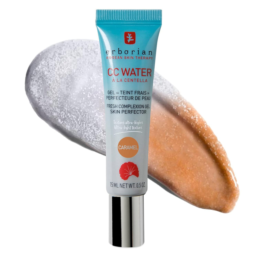 Erborian - CC Agua Con Centella Asiática - Tratamiento Facial Perfeccionador De Pieles Teñidas Con Ácido Hialurónico - Efecto Hidratante Y Suavizante - Tratamiento Cosmético Coreano